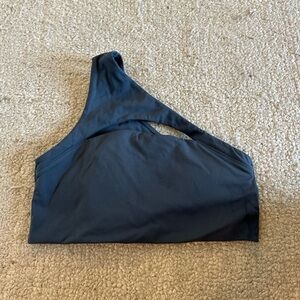 Alphalete alphalux asymmetrical bra - whale blue